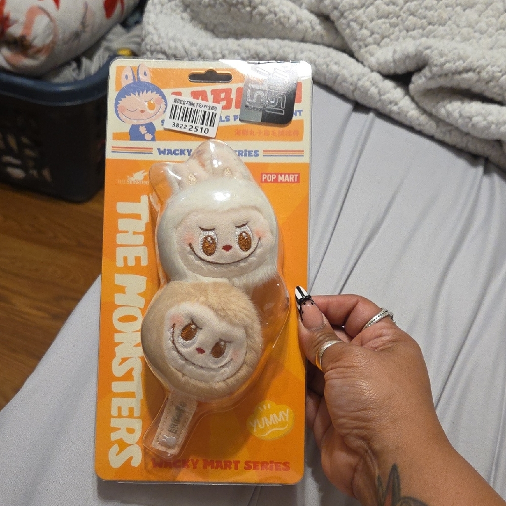 Pop Mart Labubu The Monsters Wacky Mart Series Seafood Balls Plush Pendant
